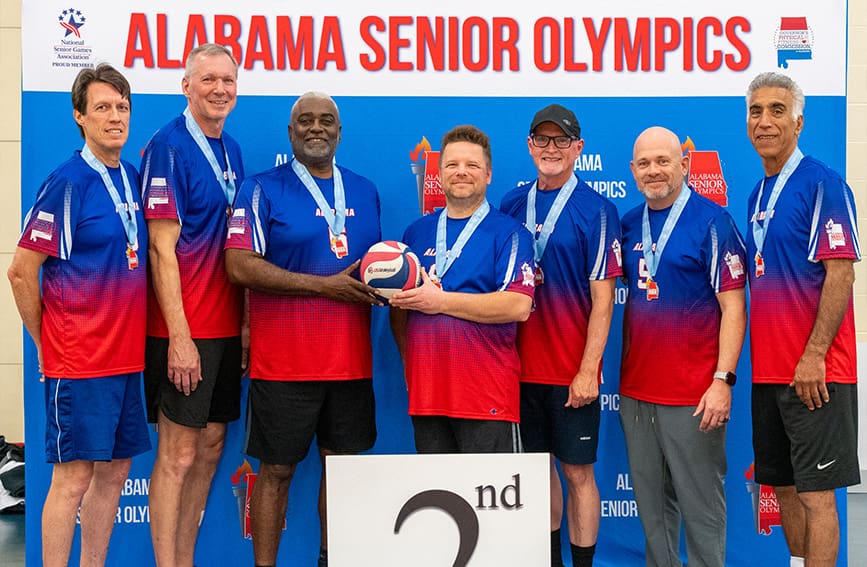 Athletes competing in the Alabama Senior Olympics in hopes to qualify for the National Senior Olympic Games.