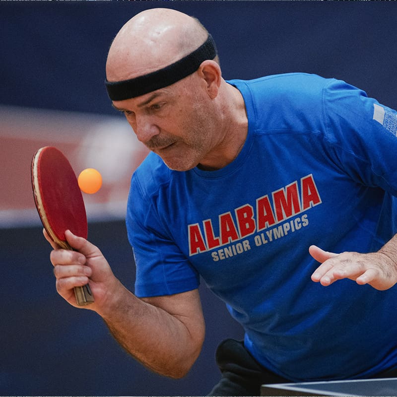Athletes competing in the Alabama Senior Olympics in hopes to qualify for the National Senior Olympic Games.