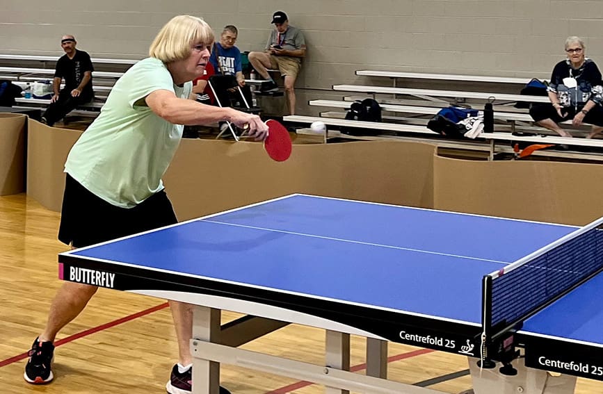 Athletes competing in the Alabama Senior Olympics in hopes to qualify for the National Senior Olympic Games.