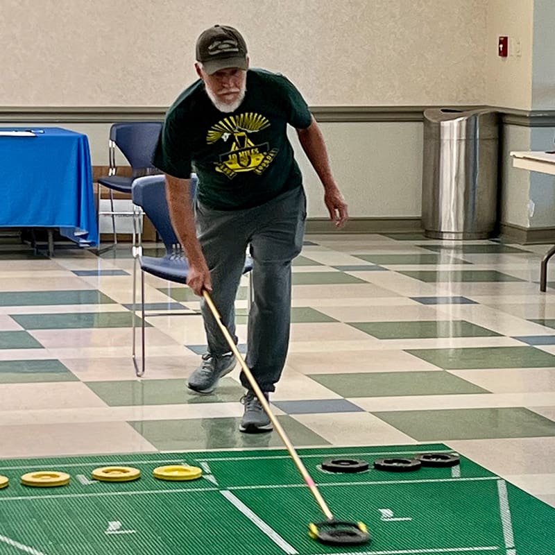 Athletes competing in the Alabama Senior Olympics in hopes to qualify for the National Senior Olympic Games.