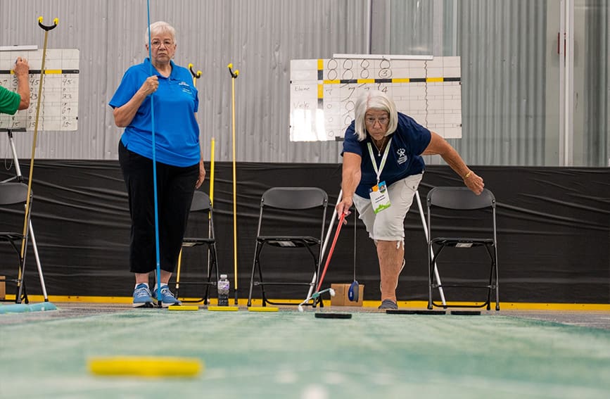 Athletes competing in the Alabama Senior Olympics in hopes to qualify for the National Senior Olympic Games.