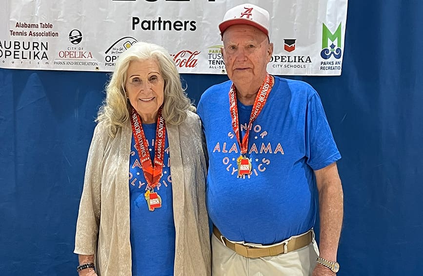 Athletes competing in the Alabama Senior Olympics in hopes to qualify for the National Senior Olympic Games.
