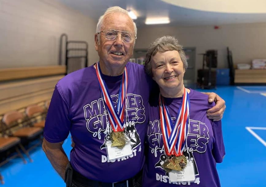 Alabama Senior Olympics Athletes competing in the Alabama Senior Olympics in hopes to qualify for the National Senior Olympic Games.