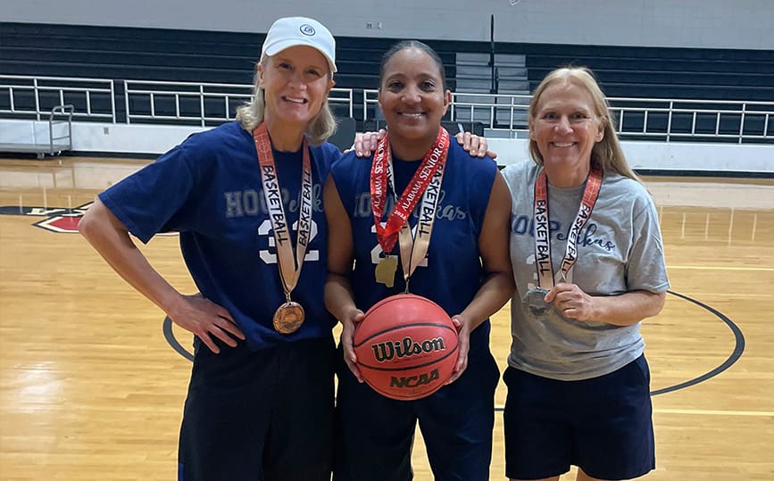 Athletes competing in the Alabama Senior Olympics in hopes to qualify for the National Senior Olympic Games.