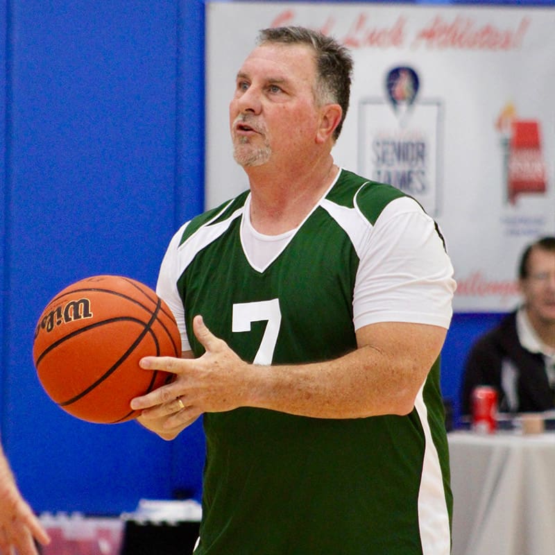 Athletes competing in the Alabama Senior Olympics in hopes to qualify for the National Senior Olympic Games.