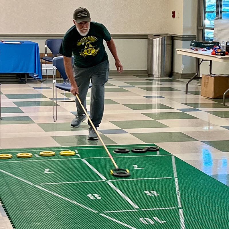 Athletes competing in the Alabama Senior Olympics in hopes to qualify for the National Senior Olympic Games.