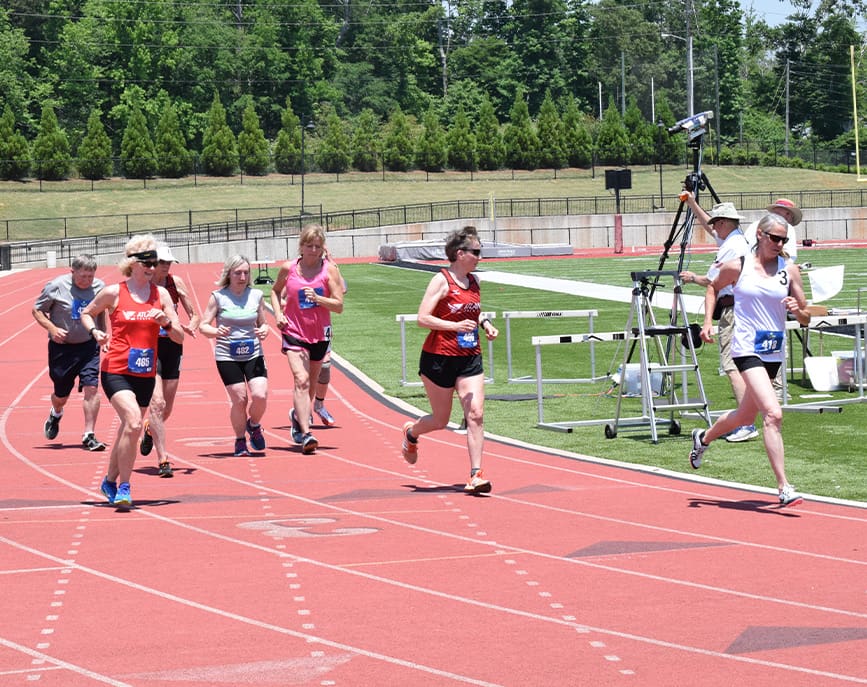 Athletes competing in the Alabama Senior Olympics in hopes to qualify for the National Senior Olympic Games.