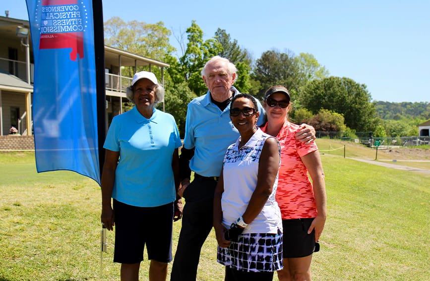 Athletes competing in the Alabama Senior Olympics in hopes to qualify for the National Senior Olympic Games.