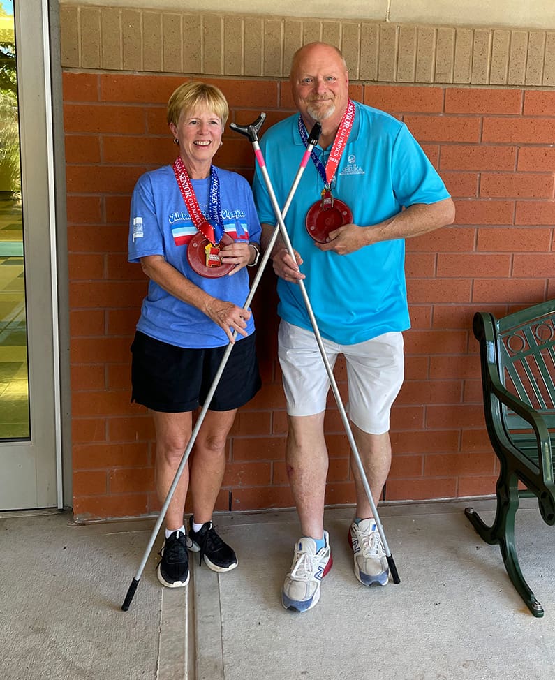 Athletes competing in the Alabama Senior Olympics in hopes to qualify for the National Senior Olympic Games.