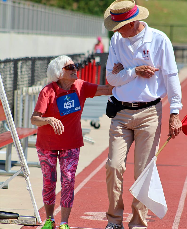 Athletes competing in the Alabama Senior Olympics in hopes to qualify for the National Senior Olympic Games.
