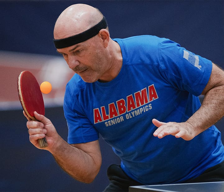 Athletes competing in the Alabama Senior Olympics in hopes to qualify for the National Senior Olympic Games.