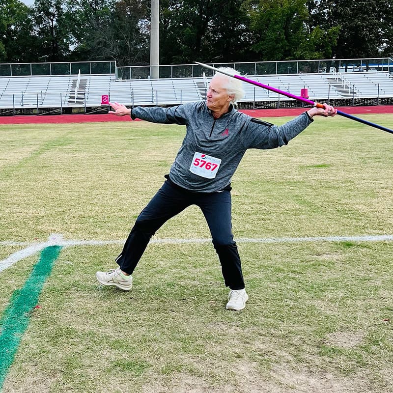 Athletes competing in the Alabama Senior Olympics in hopes to qualify for the National Senior Olympic Games.