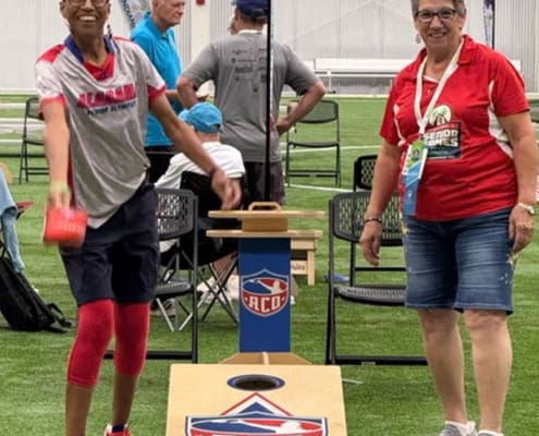 Athletes competing in the Alabama Senior Olympics in hopes to qualify for the National Senior Olympic Games.