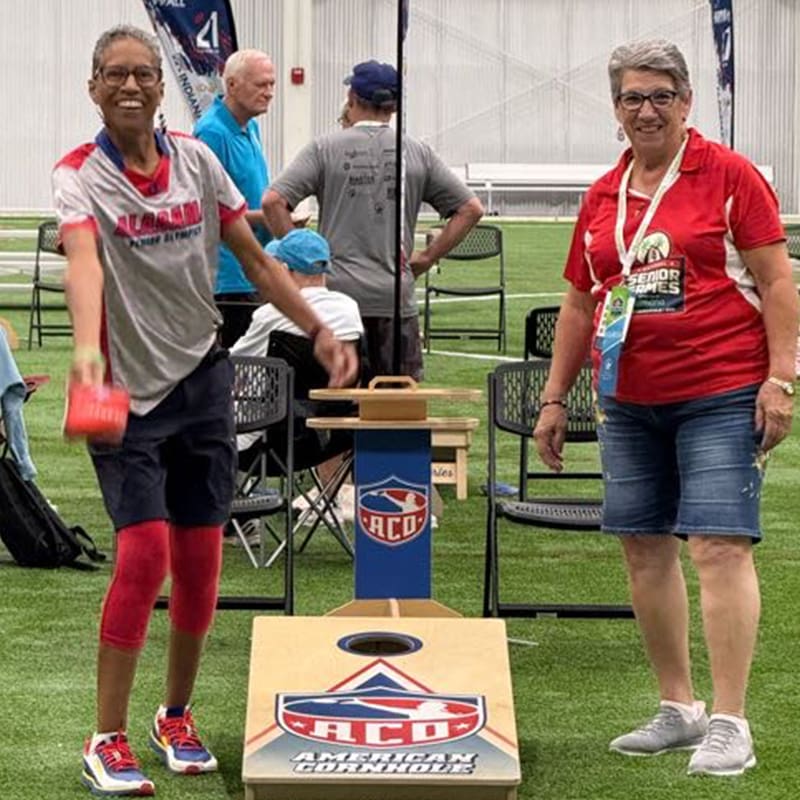 Athletes competing in the Alabama Senior Olympics in hopes to qualify for the National Senior Olympic Games.