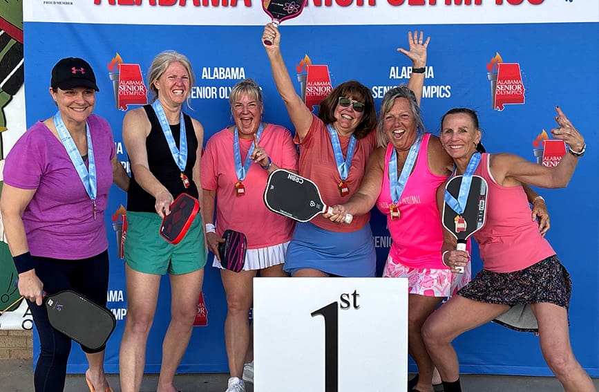 Athletes competing in the Alabama Senior Olympics in hopes to qualify for the National Senior Olympic Games.