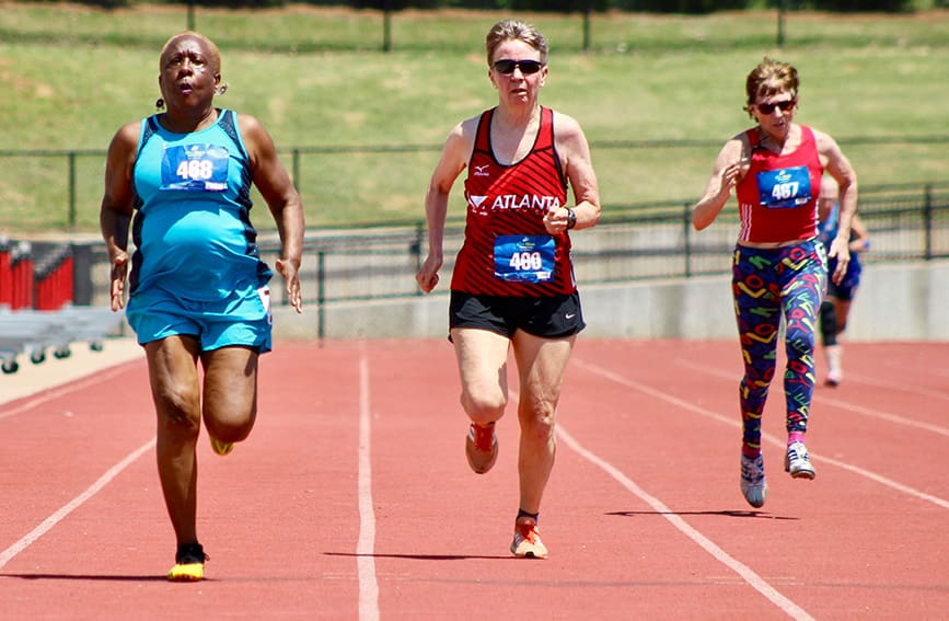 Athletes competing in the Alabama Senior Olympics in hopes to qualify for the National Senior Olympic Games.