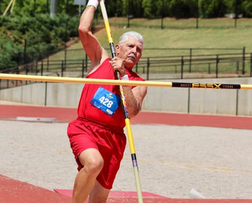 Athletes competing in the Alabama Senior Olympics in hopes to qualify for the National Senior Olympic Games.