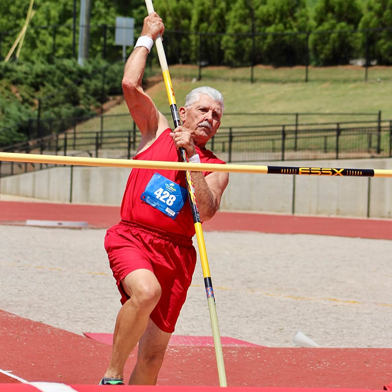Athletes competing in the Alabama Senior Olympics in hopes to qualify for the National Senior Olympic Games.