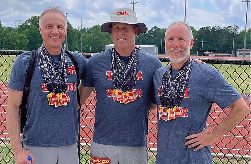 Athletes competing in the Alabama Senior Olympics in hopes to qualify for the National Senior Olympic Games.