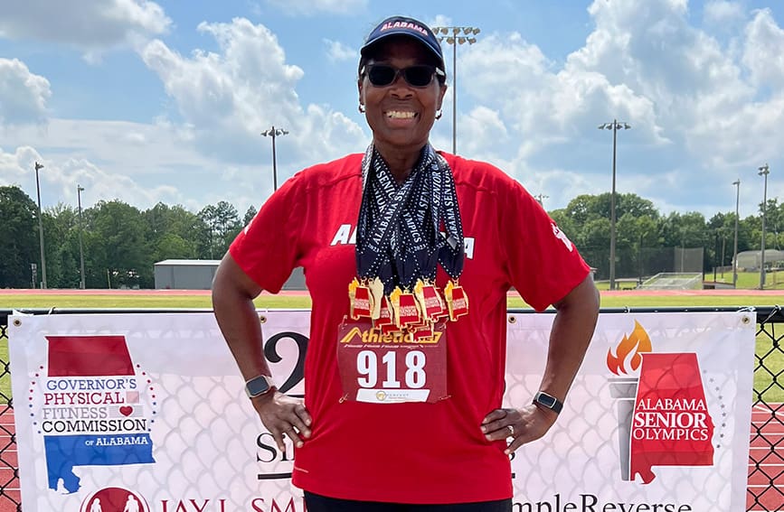 Alabama Senior Olympics Athletes competing in the Alabama Senior Olympics in hopes to qualify for the National Senior Olympic Games.